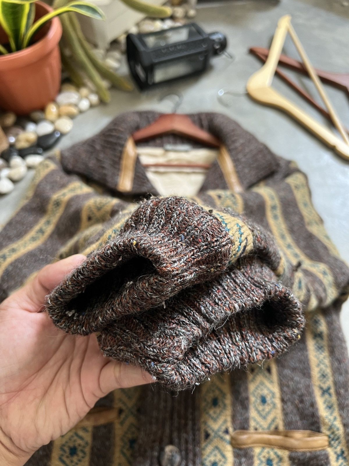 Vintage VTG 🖤 Gio Ruby Japanese Wool Knit Cardigan Jacket Size US M / EU 48-50 / 2 - 18 Thumbnail