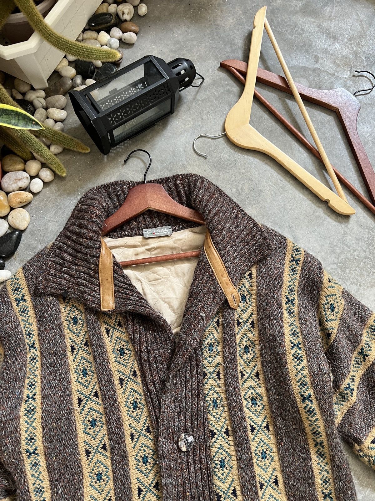 Vintage VTG 🖤 Gio Ruby Japanese Wool Knit Cardigan Jacket Size US M / EU 48-50 / 2 - 22 Thumbnail