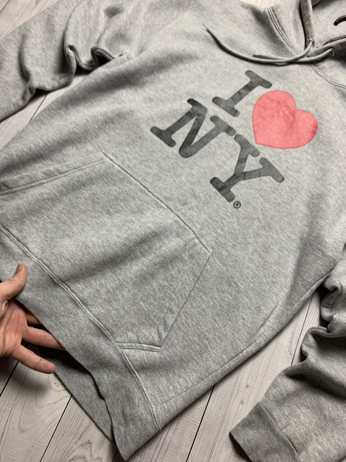Vintage hoodie I Love New York size M big logo