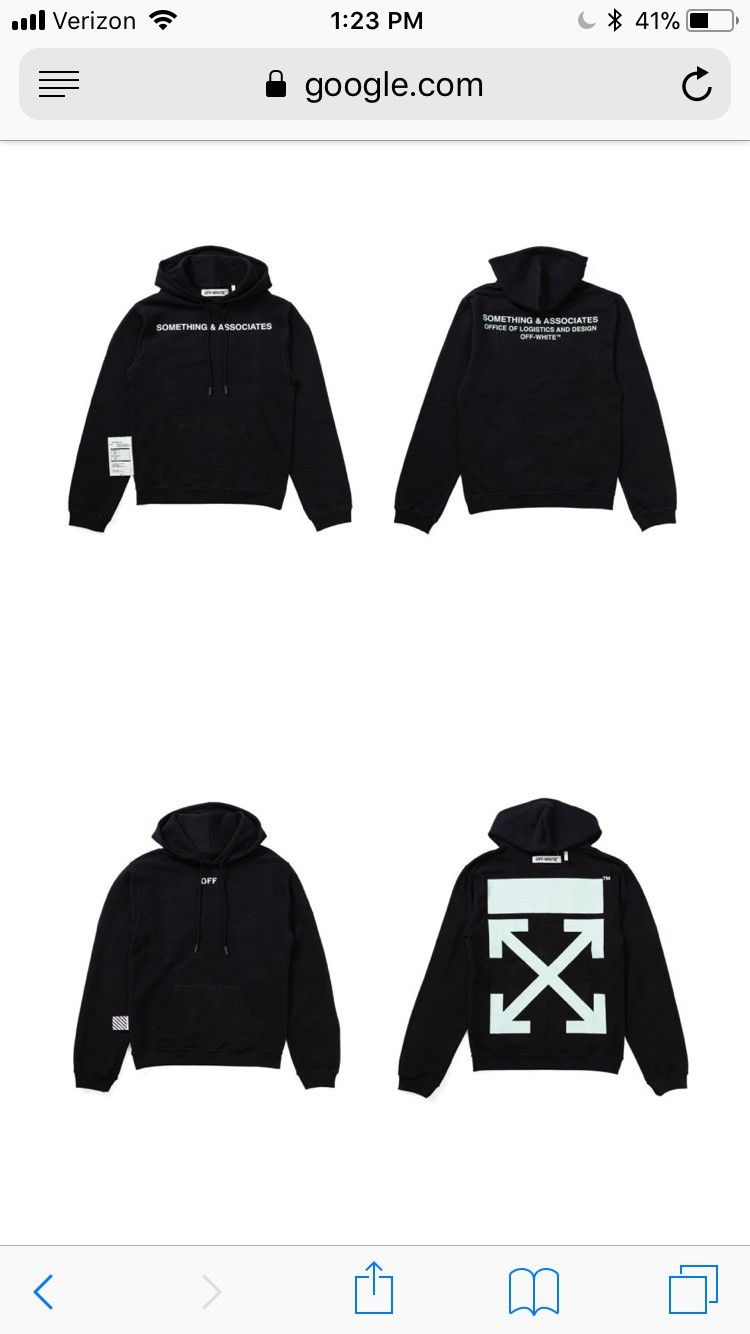 Off White Tokyo Exclusive Something And Associates Hoodie Grailed