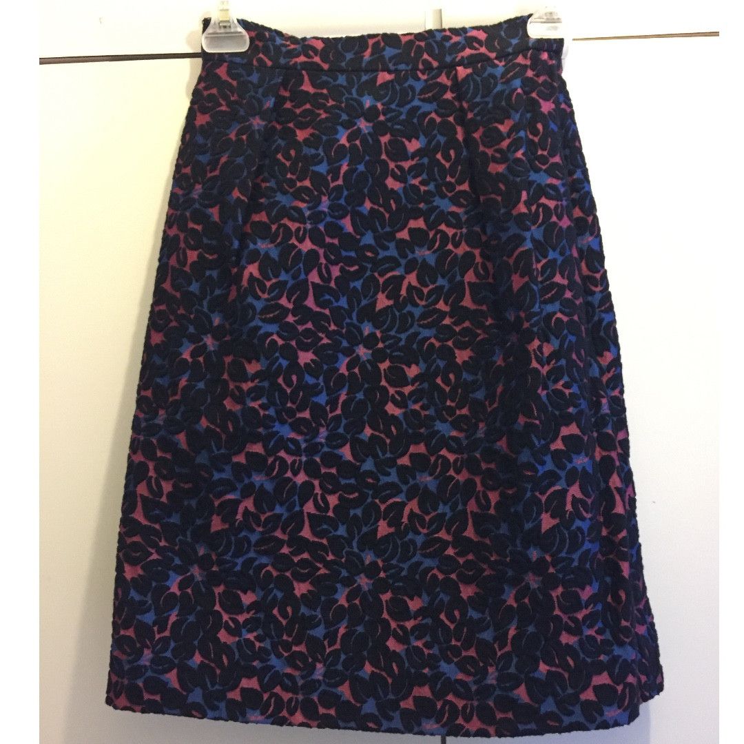 Miu Miu jacquard midi skirt