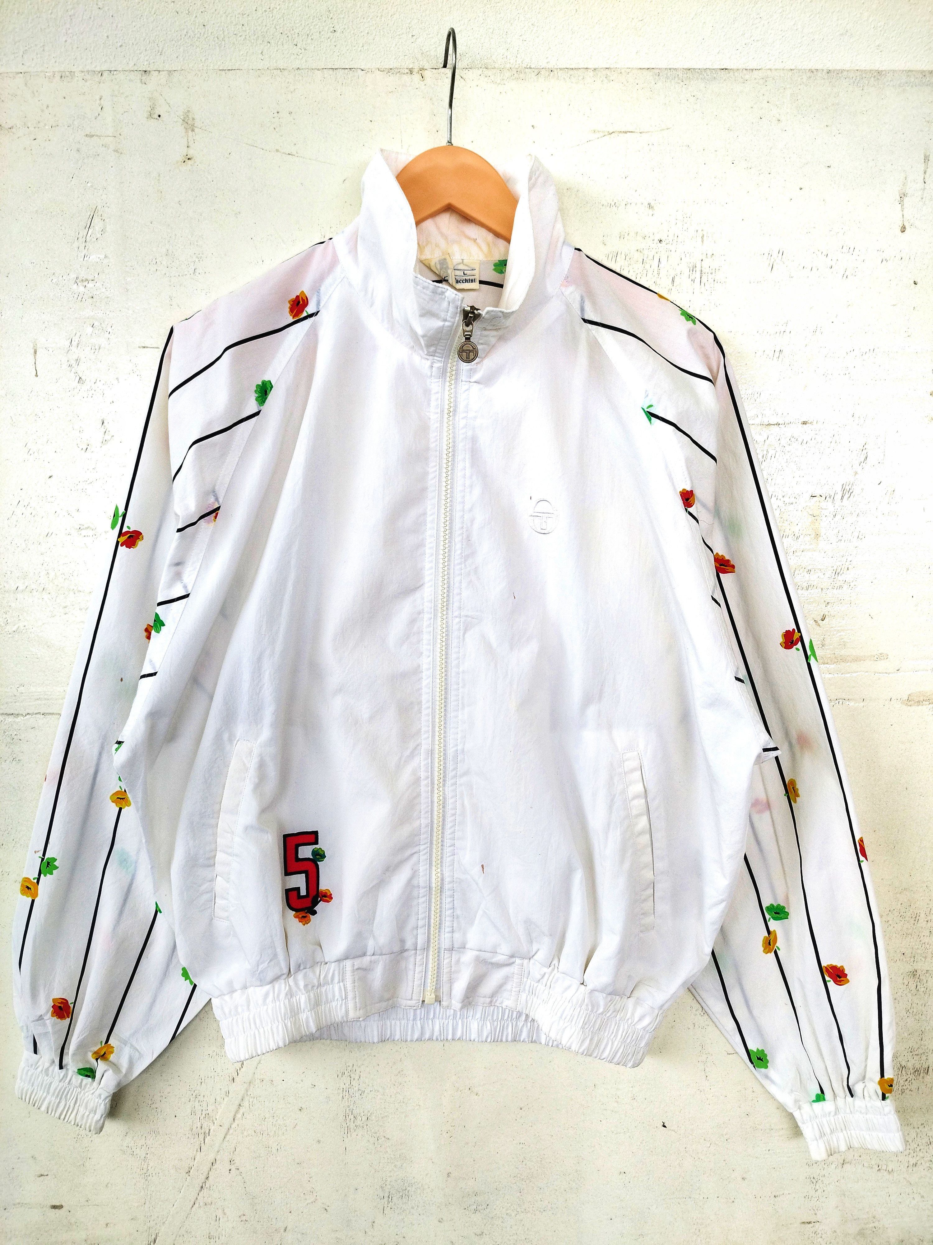Sergio Tacchini × Vintage Sergio Tacchini zipper jacket windbreaker Size US M / EU 48-50 / 2 - 1 Thumbnail