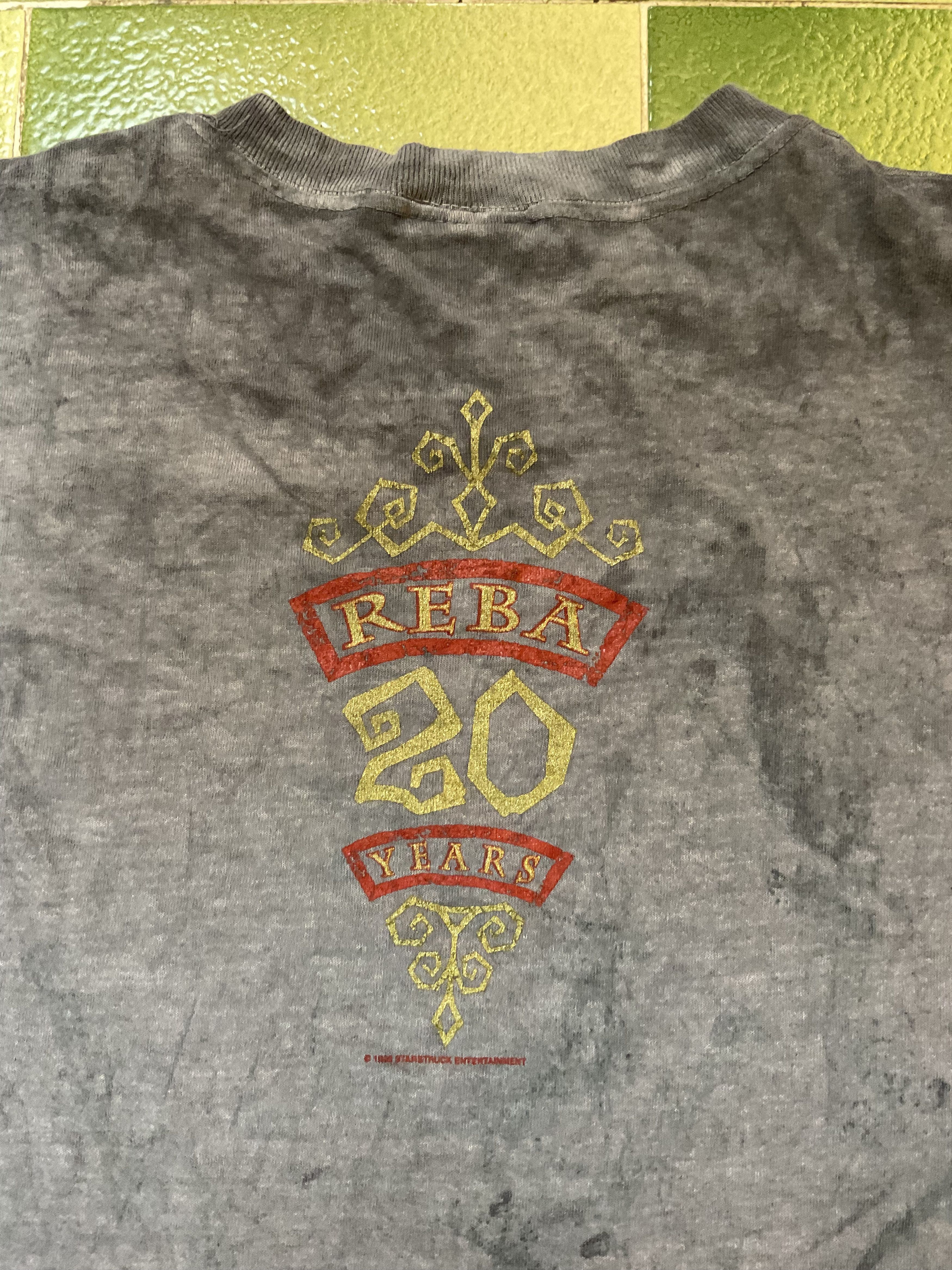 Band Tees Vintage 90s Reba Starting Over Tie Dye Tshirt Country Music Size US L / EU 52-54 / 3 - 6 Thumbnail