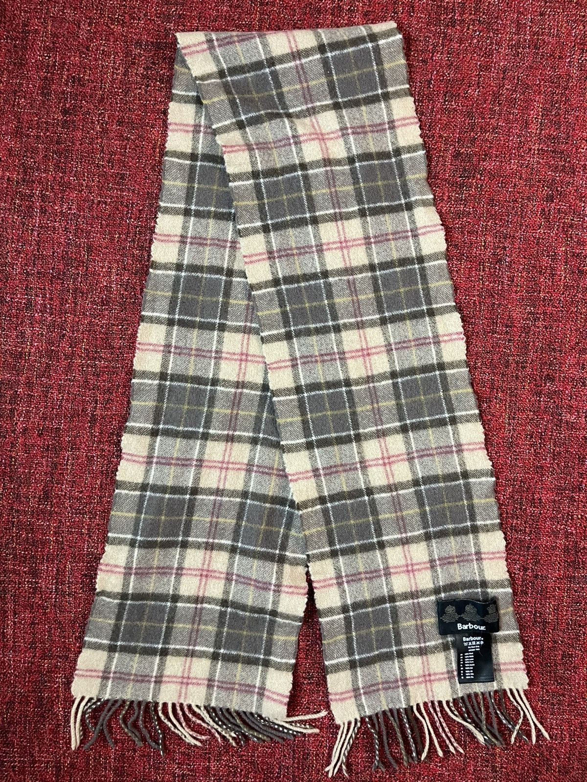 Barbour Barbour checkered tartan wool scarf Size ONE SIZE - 1 Thumbnail