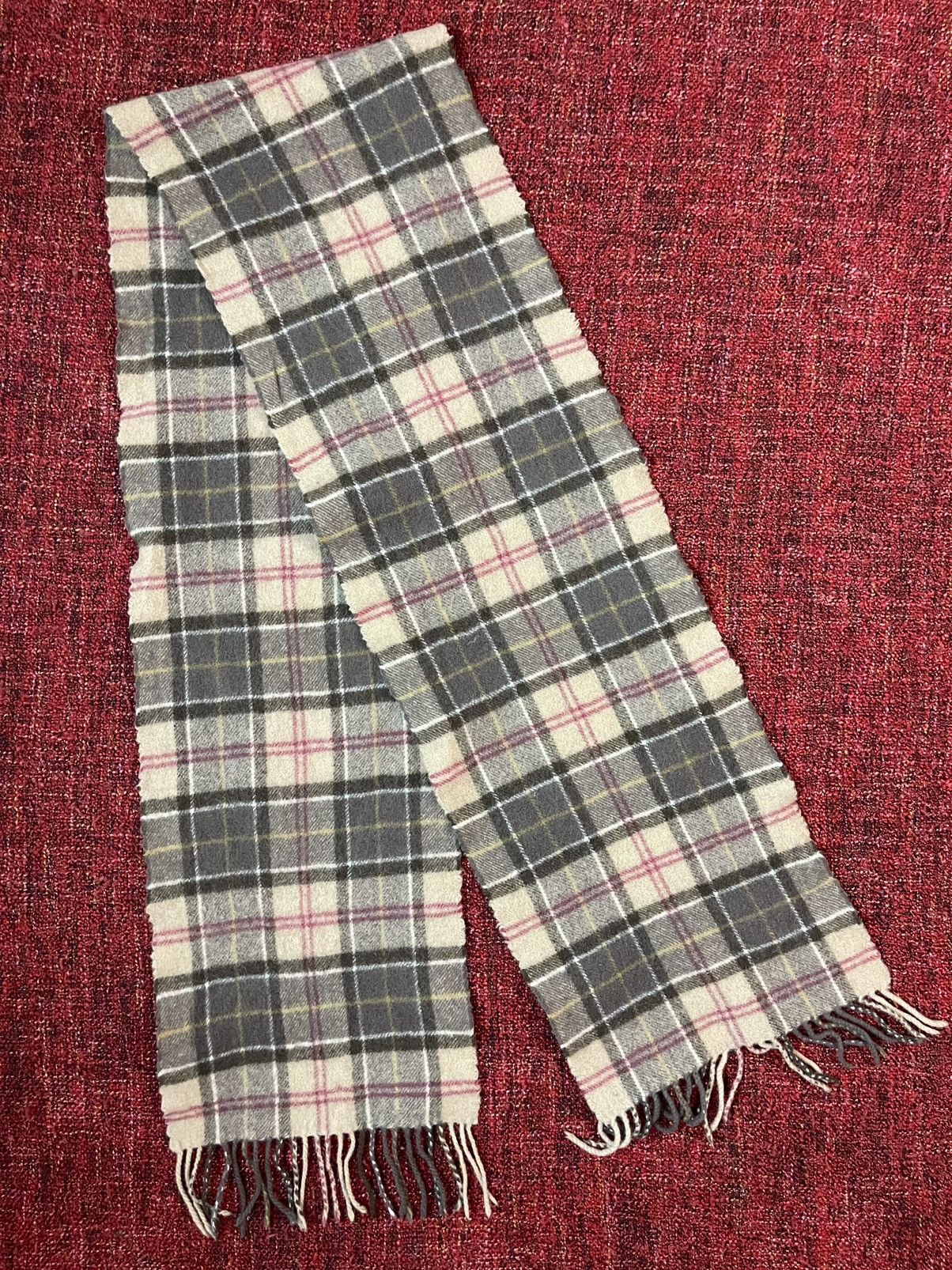 Barbour Barbour checkered tartan wool scarf Size ONE SIZE - 4 Thumbnail