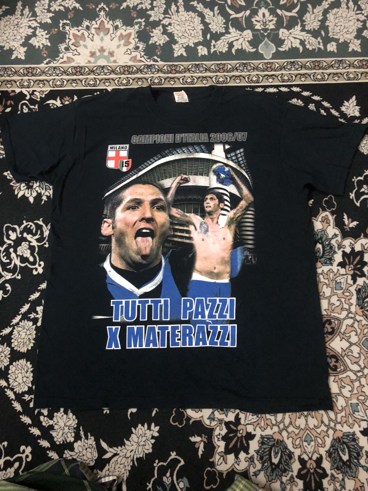 Rap tee materazzi italy champion football