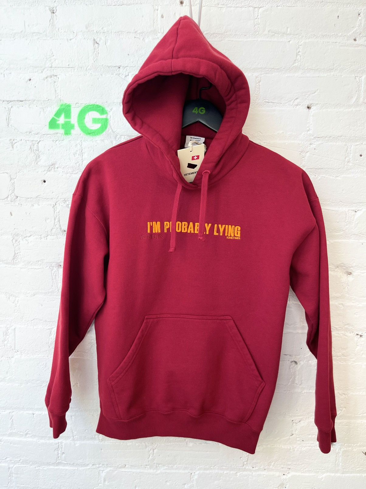 Vetements Vetements NEW ' MY BOYFRIEND IS VAMPIRE ' LYING