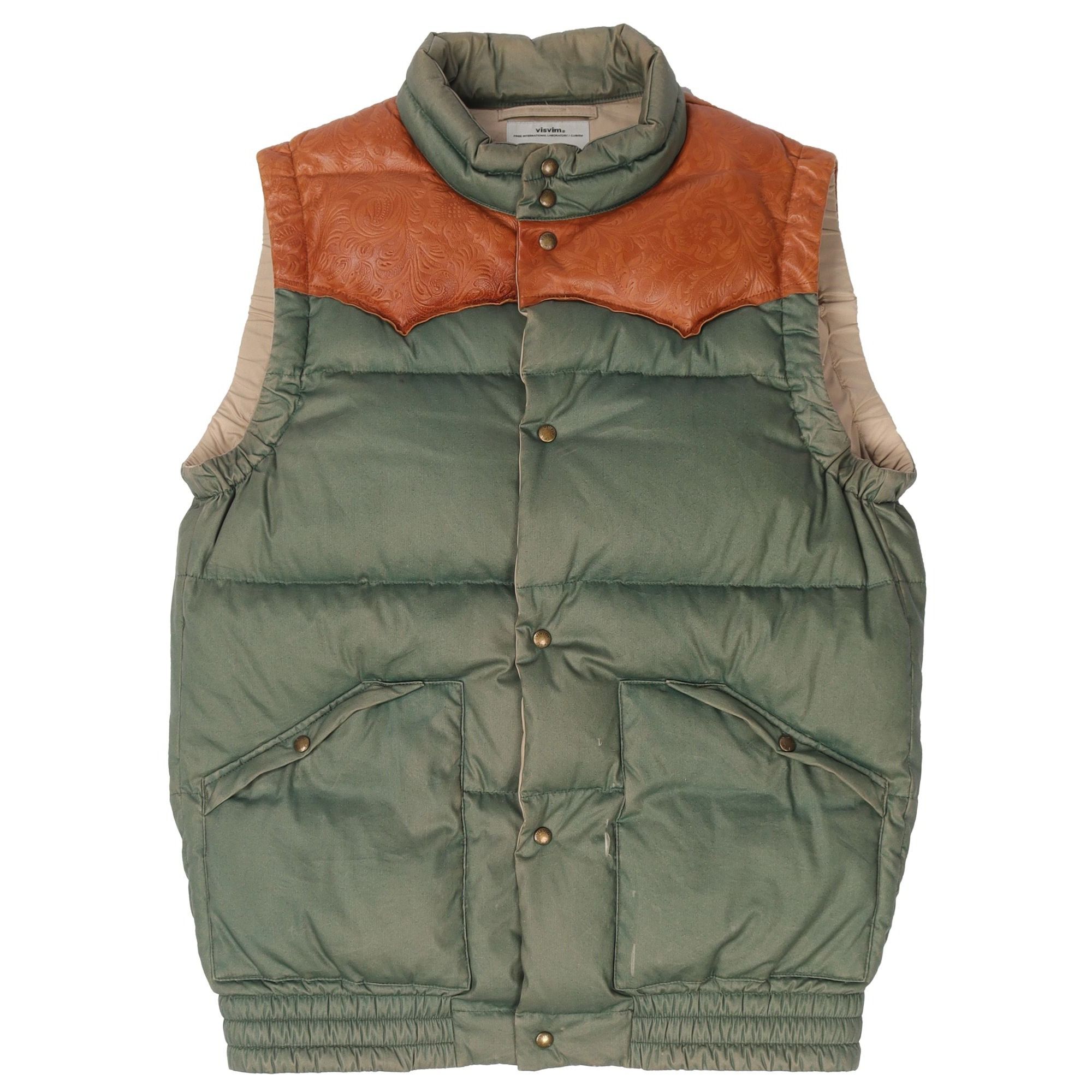 Visvim VISVIM Insulator Down Vest Multicolor Nylon M | Grailed