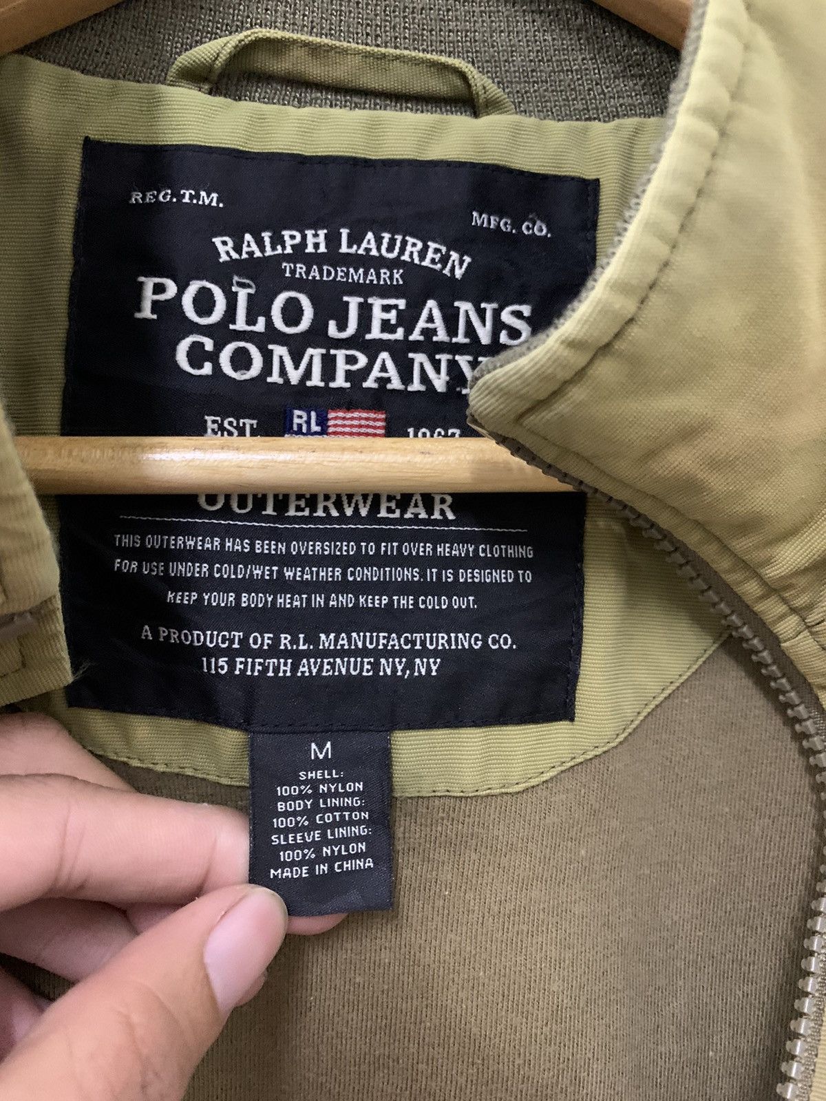Polo Ralph Lauren Polo Jeans Ralph Lauren Sun Faded Zipper Jacket Size US M / EU 48-50 / 2 - 7 Thumbnail