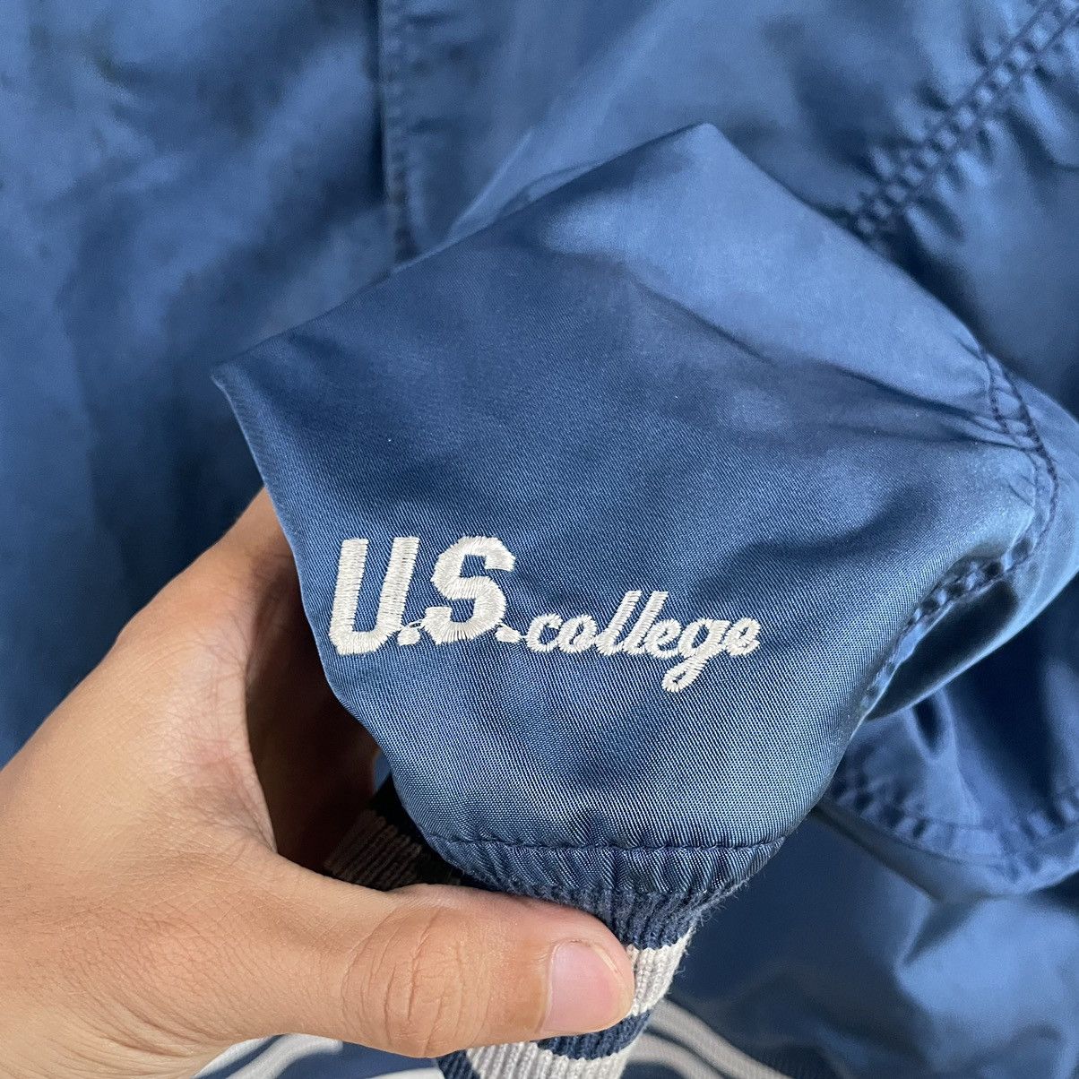 Vintage 💥 90s GEORGETOWN HOYAS VARSITY BOMBER BIG LOGO Size US XXL / EU 58 / 5 - 8 Thumbnail