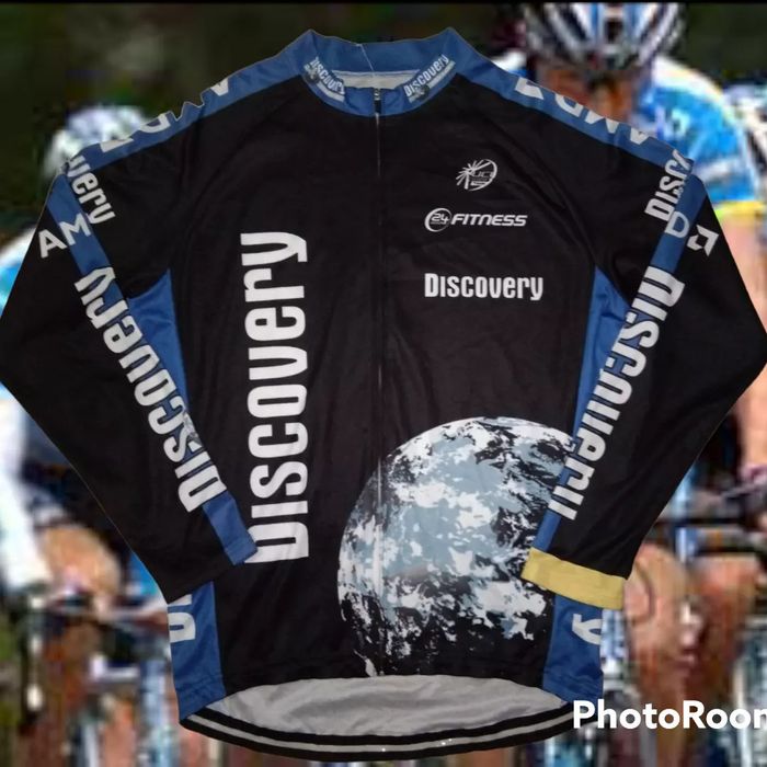 Discovery channel cycling jersey hot sale