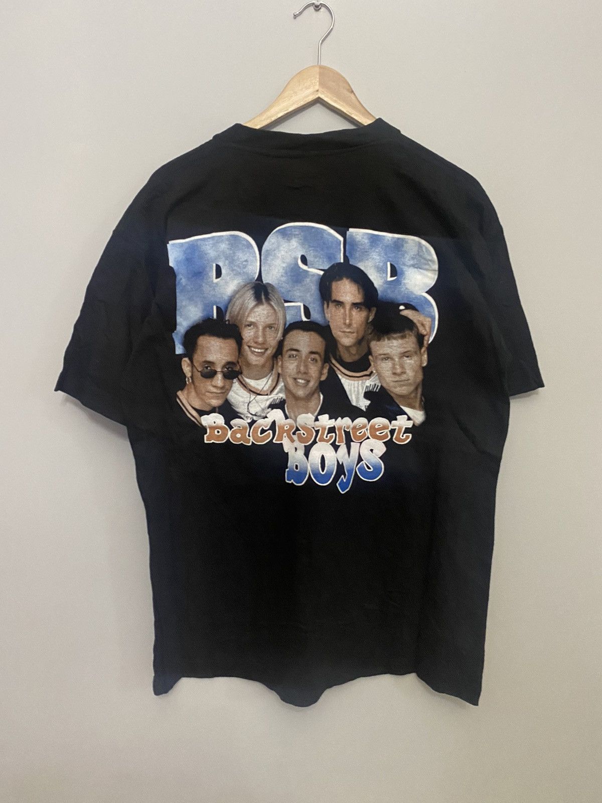 Band Tees Nick Backstreet Boys 90s Vintage Tshirt Empire Bootleg Large Size US L / EU 52-54 / 3 - 2 Thumbnail