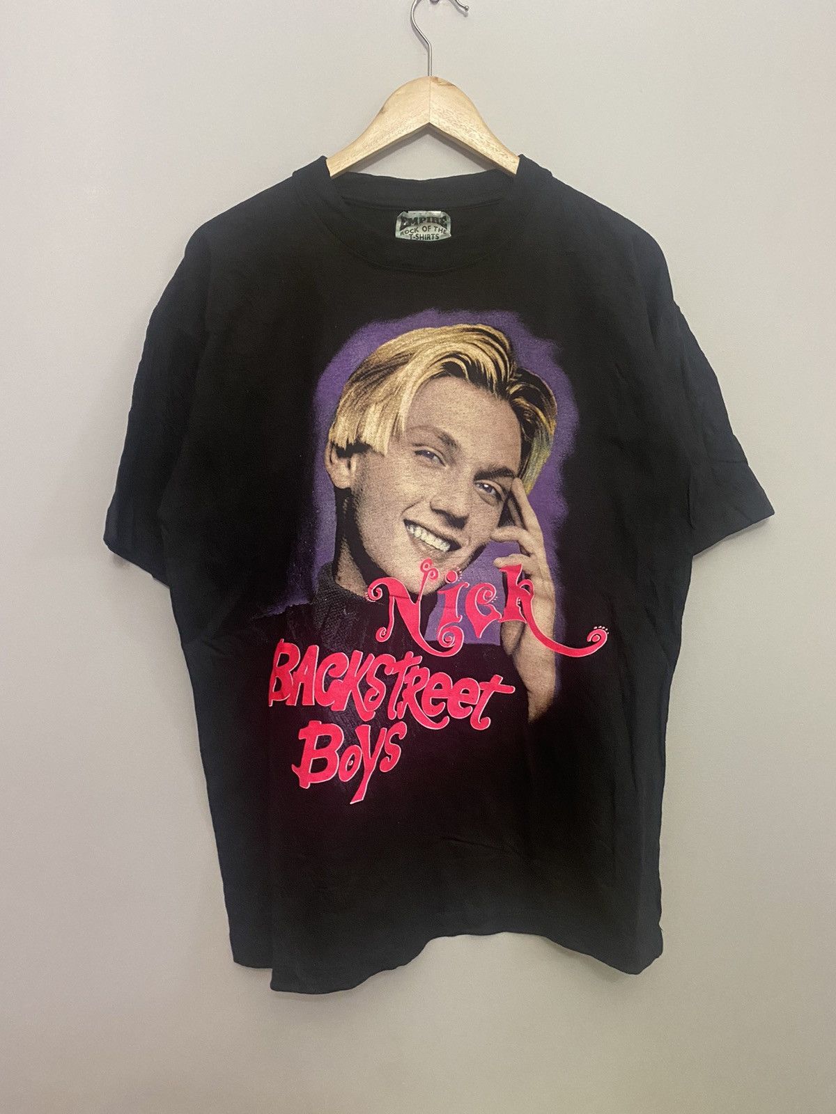 Nick Backstreet Boys 90s Vintage Tshirt Empire Bootleg Large