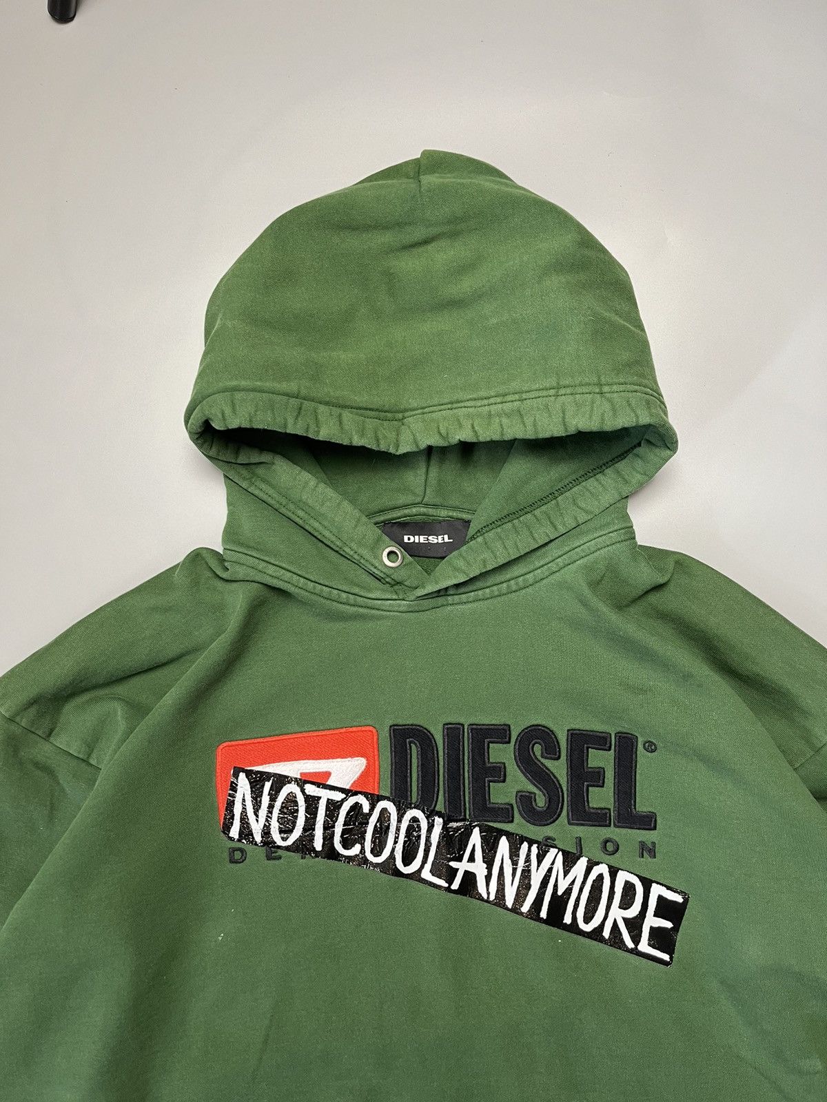 Diesel Vintage Diesel hoodie big logo size L Size US L / EU 52-54 / 3 - 5 Thumbnail