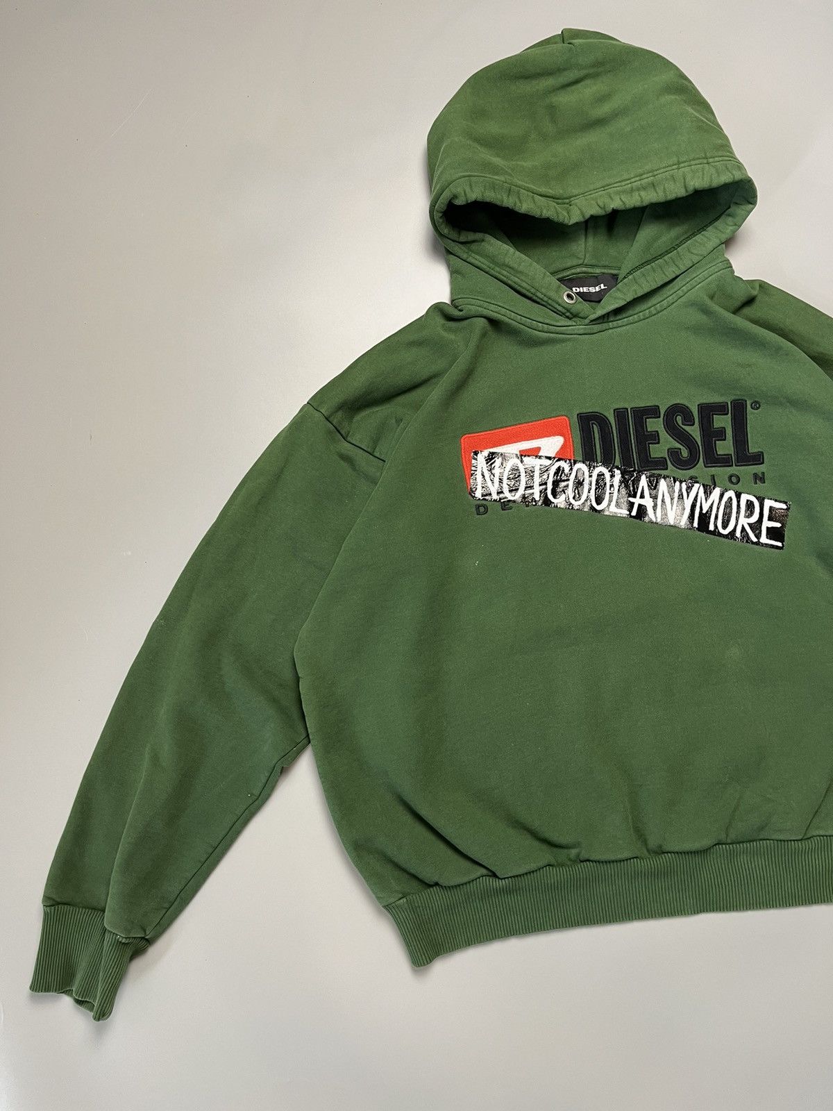 Diesel Vintage Diesel hoodie big logo size L Size US L / EU 52-54 / 3 - 4 Thumbnail