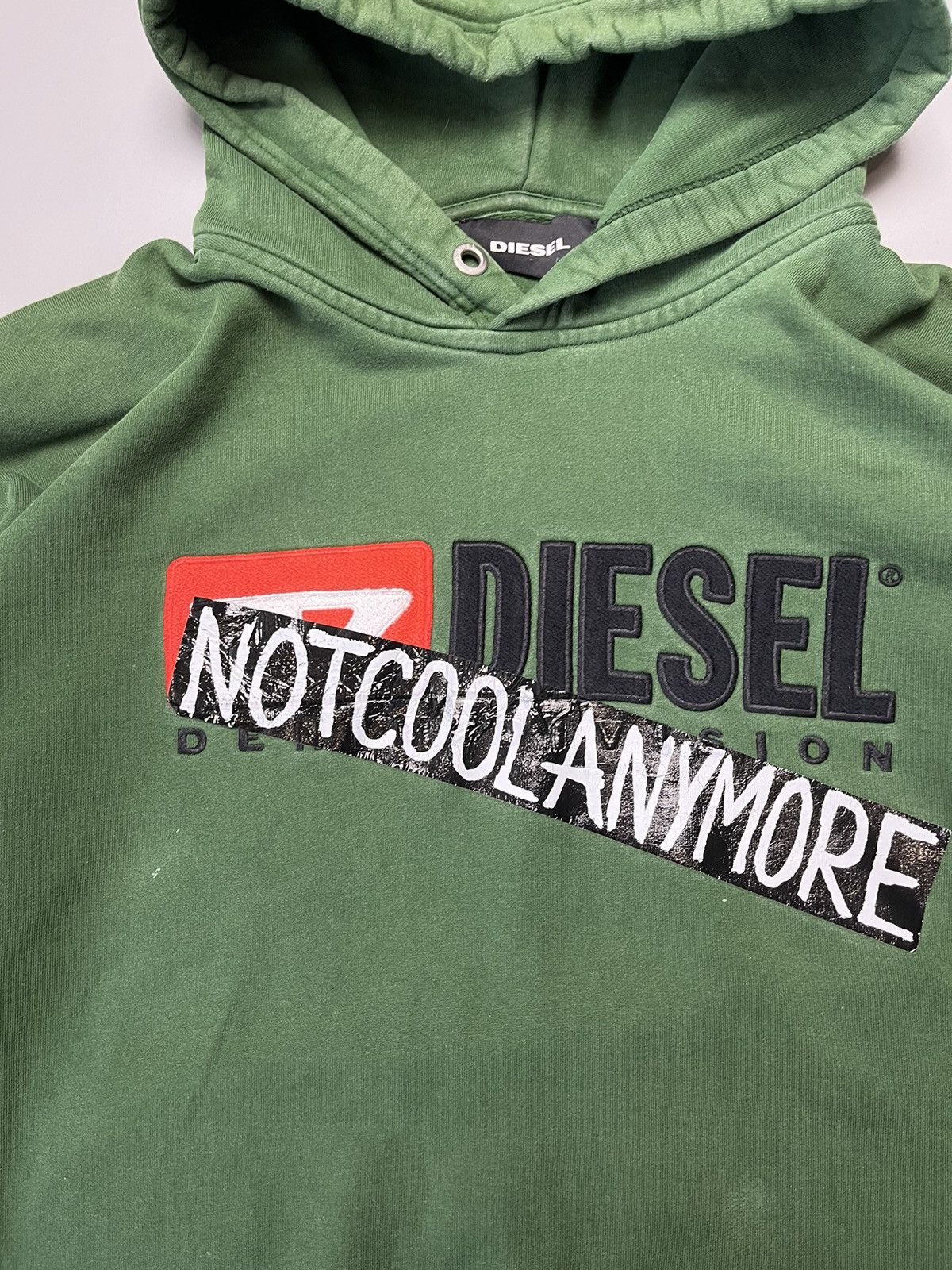Diesel Vintage Diesel hoodie big logo size L Size US L / EU 52-54 / 3 - 6 Thumbnail