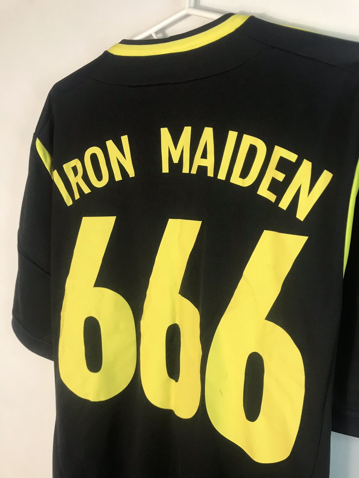 Adidas × Iron Maiden Iron Maiden 666 Soccer Jersey AIK Stockholm home Jersey 2012 Size US L / EU 52-54 / 3 - 1 Thumbnail