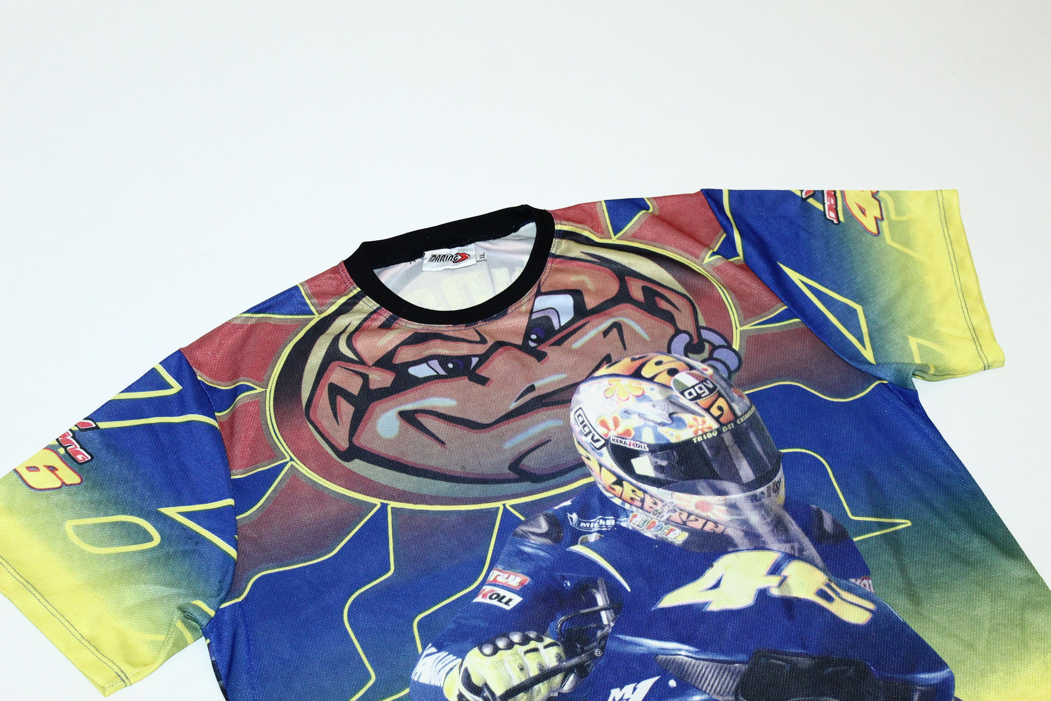 Japanese Brand VTG🔥Valentino Rossi Yamaha Team All over print jersey Size US L / EU 52-54 / 3 - 2 Thumbnail