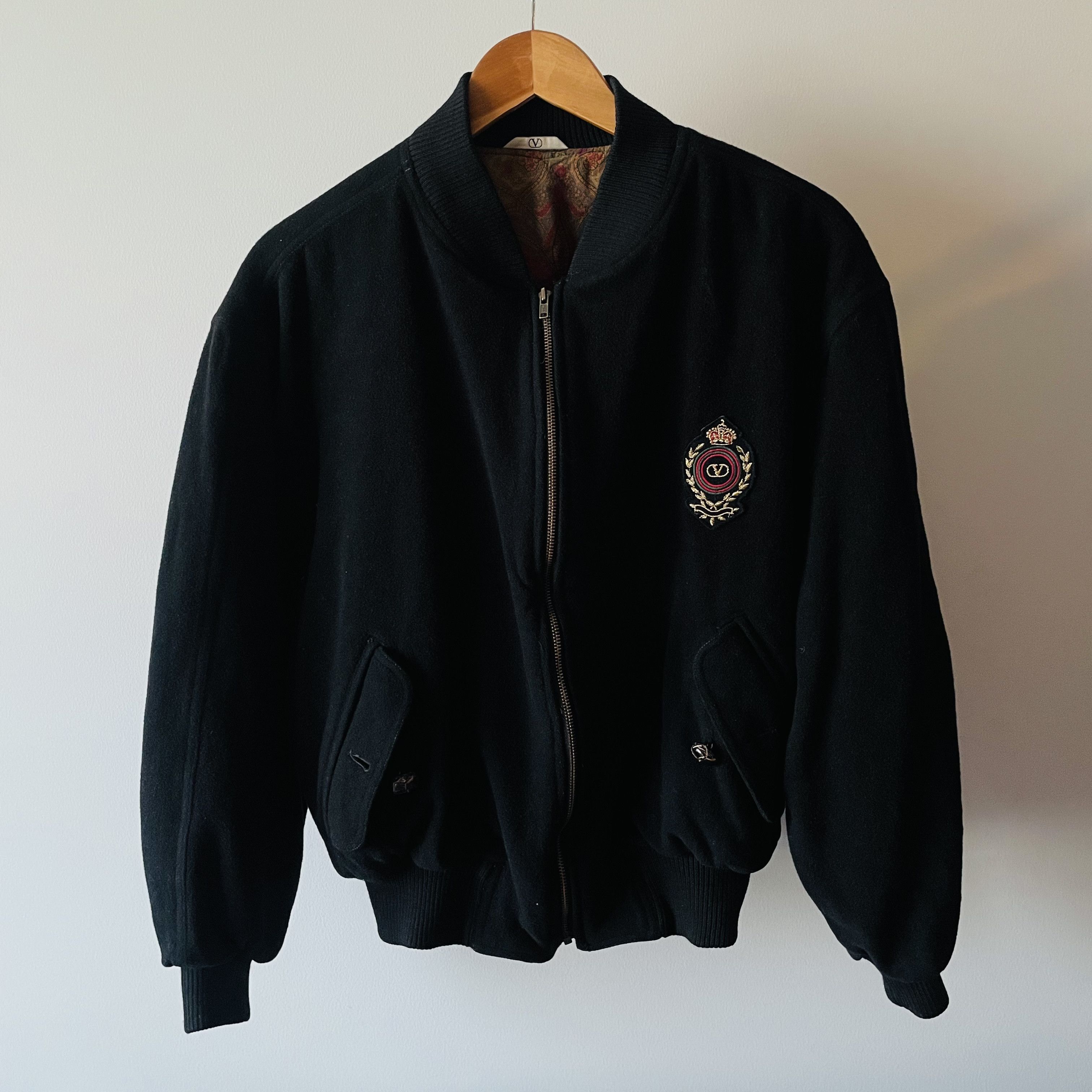 Valentino Wool Bomber Jacket
