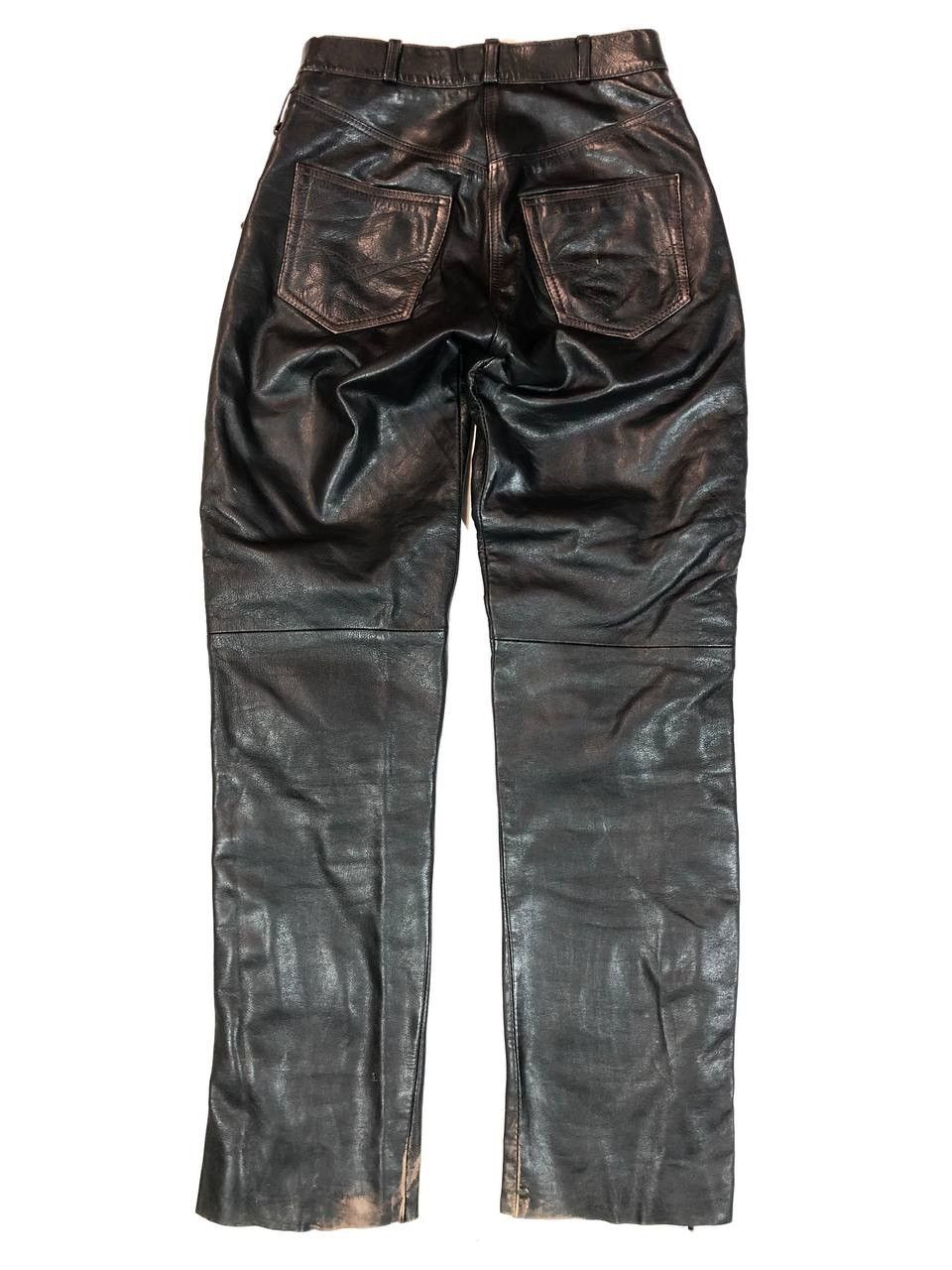 Genuine Leather × Leather Vintage Echt Leder Leather Pants Racing Size US 30 / EU 46 - 7 Thumbnail