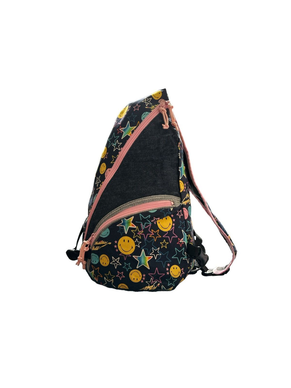 Beauty Beast x Hysteric Glamour Harajuku Heat Smiley Face Crossbody Bag in Blue, Men's