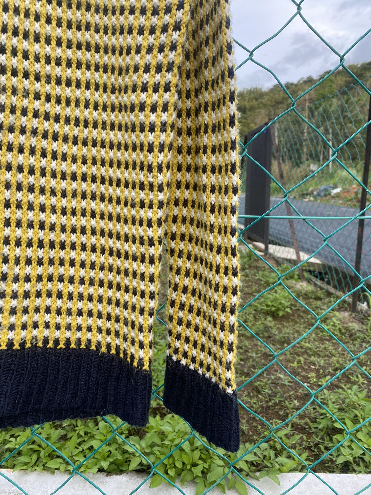 Japanese Brand AW Designer SLY Cable Knit Sweater Size M / US 6-8 / IT 42-44 - 4 Thumbnail