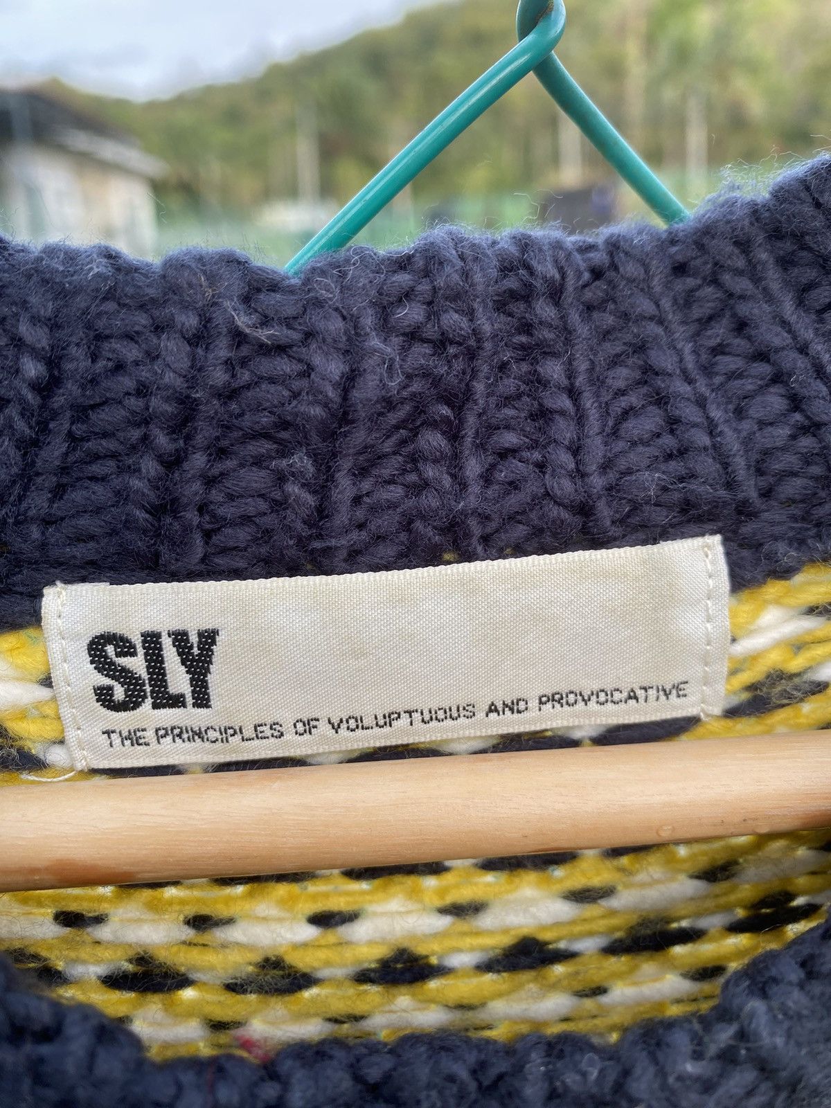 Japanese Brand AW Designer SLY Cable Knit Sweater Size M / US 6-8 / IT 42-44 - 6 Thumbnail
