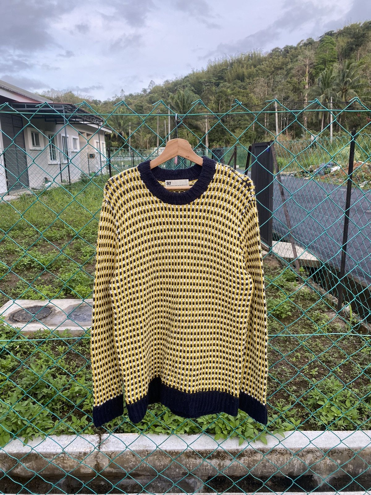 Japanese Brand AW Designer SLY Cable Knit Sweater Size M / US 6-8 / IT 42-44 - 1 Thumbnail