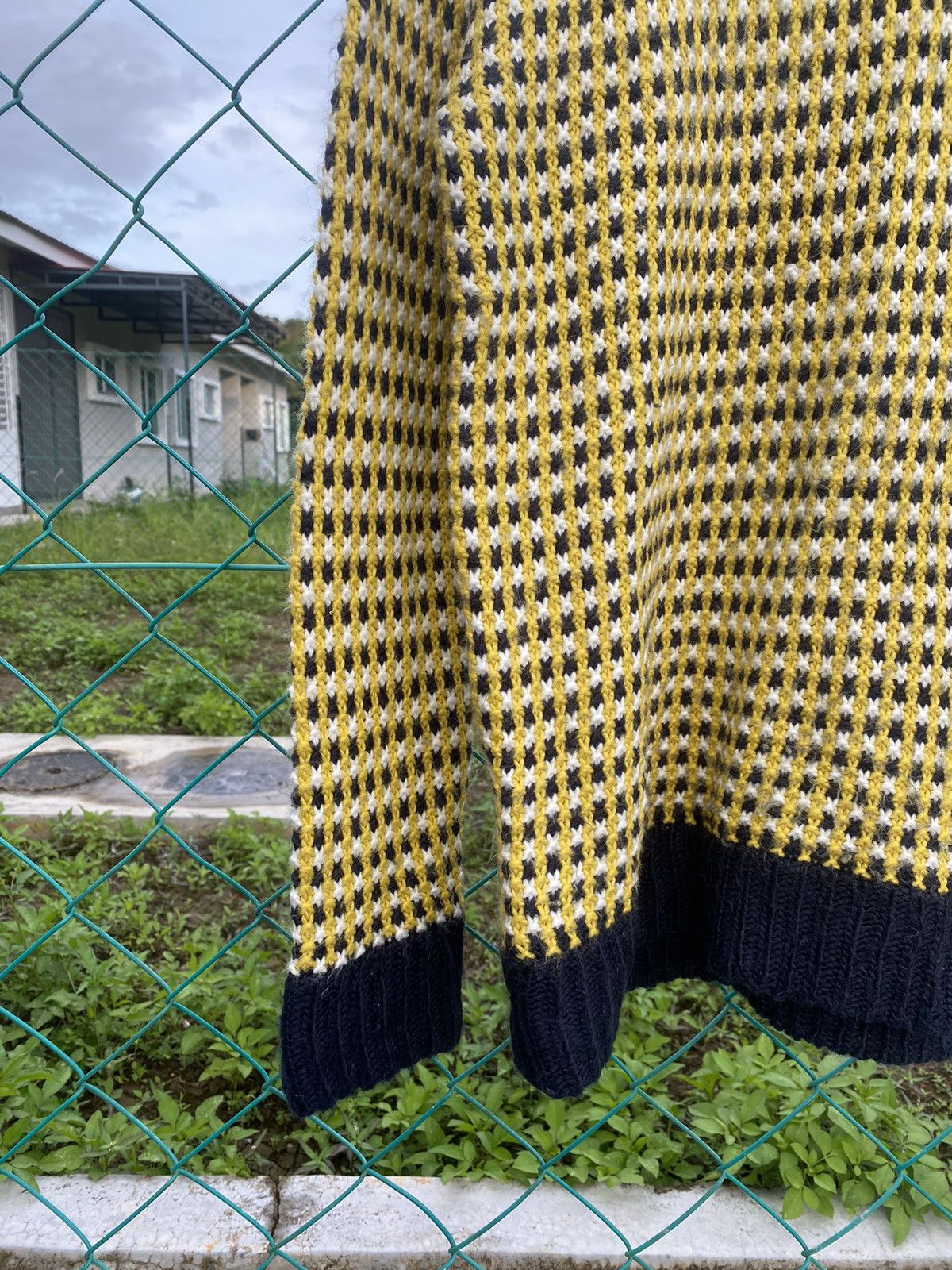 Japanese Brand AW Designer SLY Cable Knit Sweater Size M / US 6-8 / IT 42-44 - 5 Thumbnail