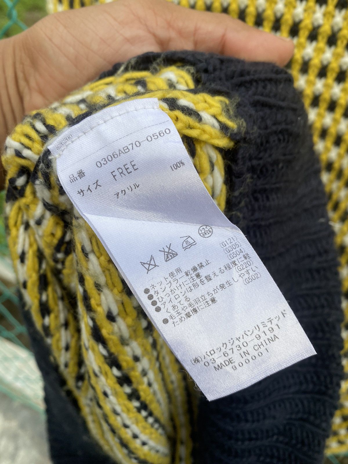 Japanese Brand AW Designer SLY Cable Knit Sweater Size M / US 6-8 / IT 42-44 - 7 Thumbnail