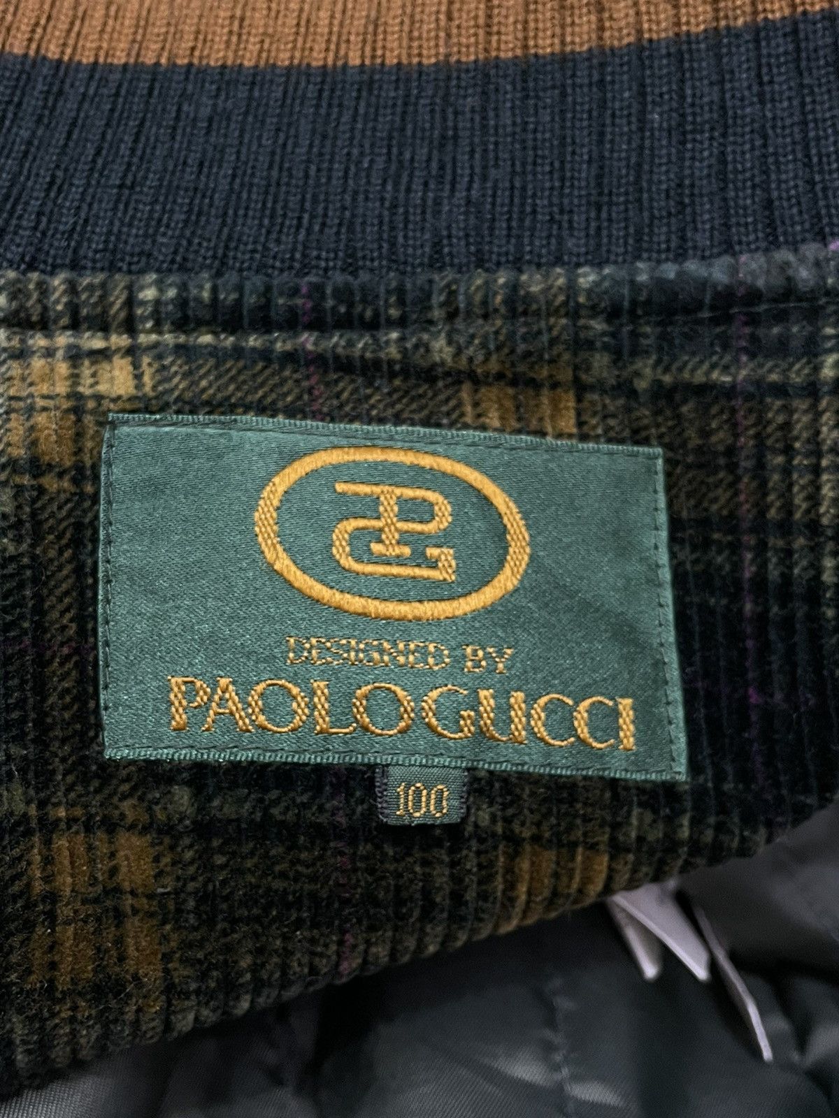 Vintage Vtg PAOLO GUCCI Corduroy Light Padded Jacket Size US M / EU 48-50 / 2 - 7 Thumbnail