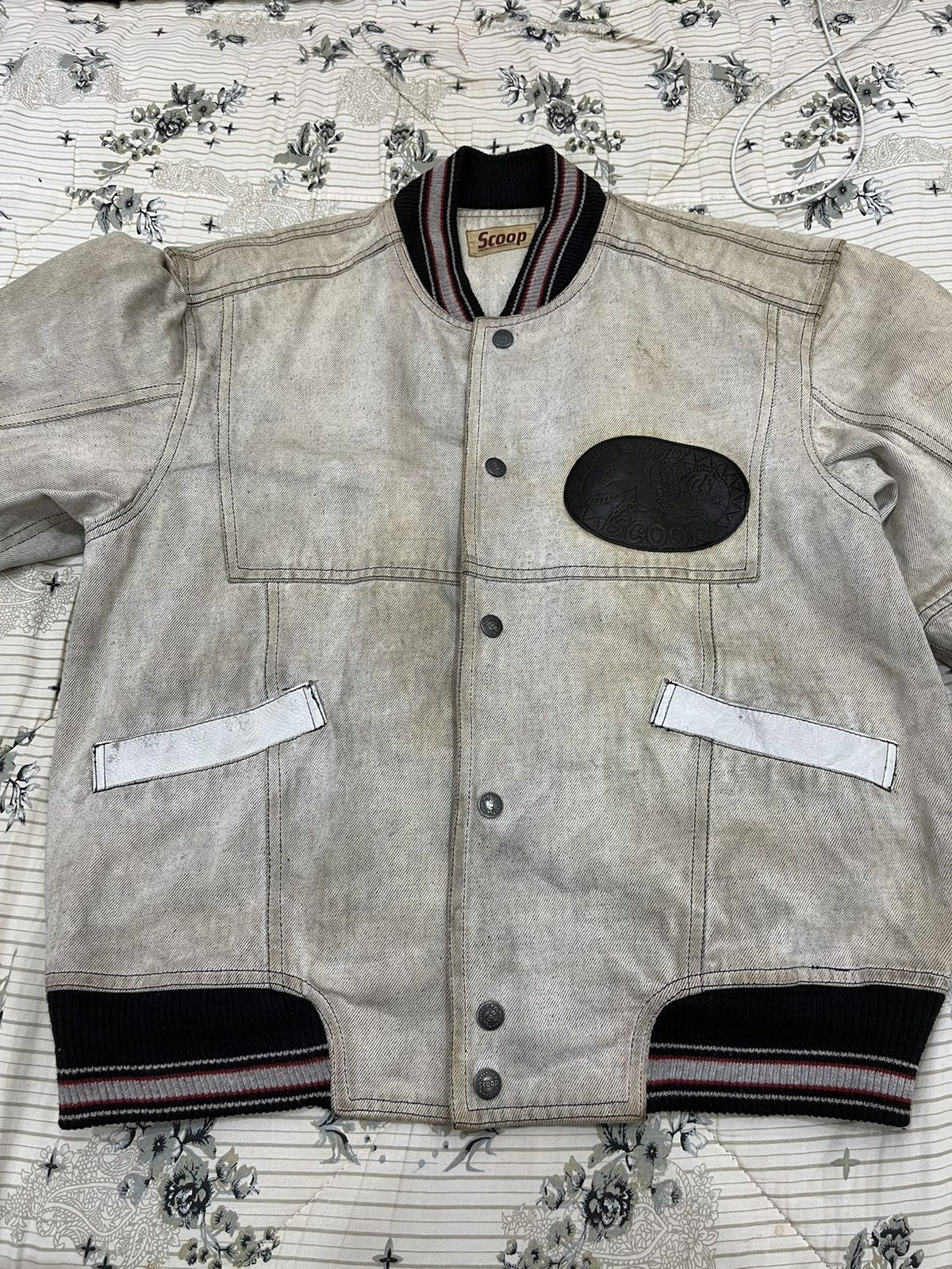 Vintage U. VINTAGE SCOOP VARSITY BOMBER JACKET Size US M / EU 48-50 / 2 - 11 Thumbnail