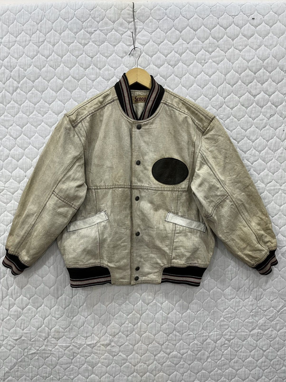 Vintage U. VINTAGE SCOOP VARSITY BOMBER JACKET Size US M / EU 48-50 / 2 - 2 Thumbnail