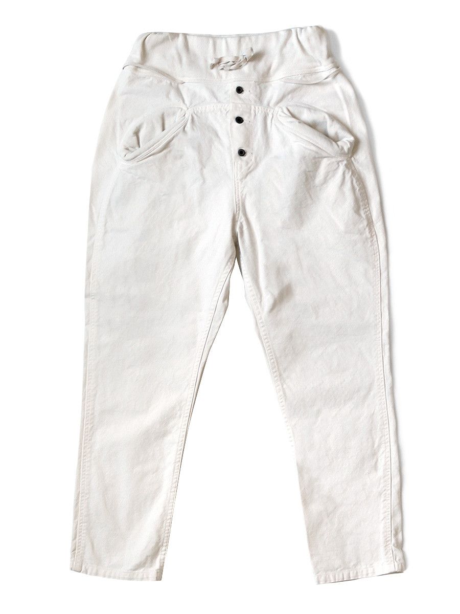 image of Kapital 11.5Oz Canvas Sarouel Nouvelle Pants Size 4 in White, Men's