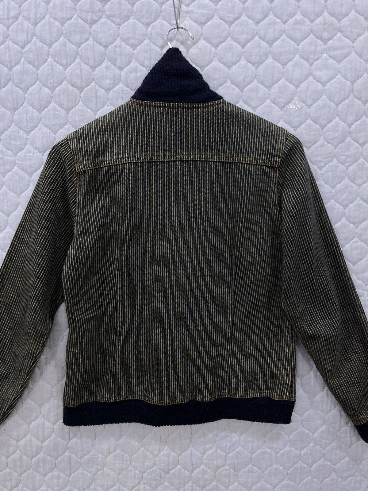 Japanese Brand (AA). HIKORY BLUE STRIPE MULTIPOCKET JACKET Size US S / EU 44-46 / 1 - 5 Thumbnail