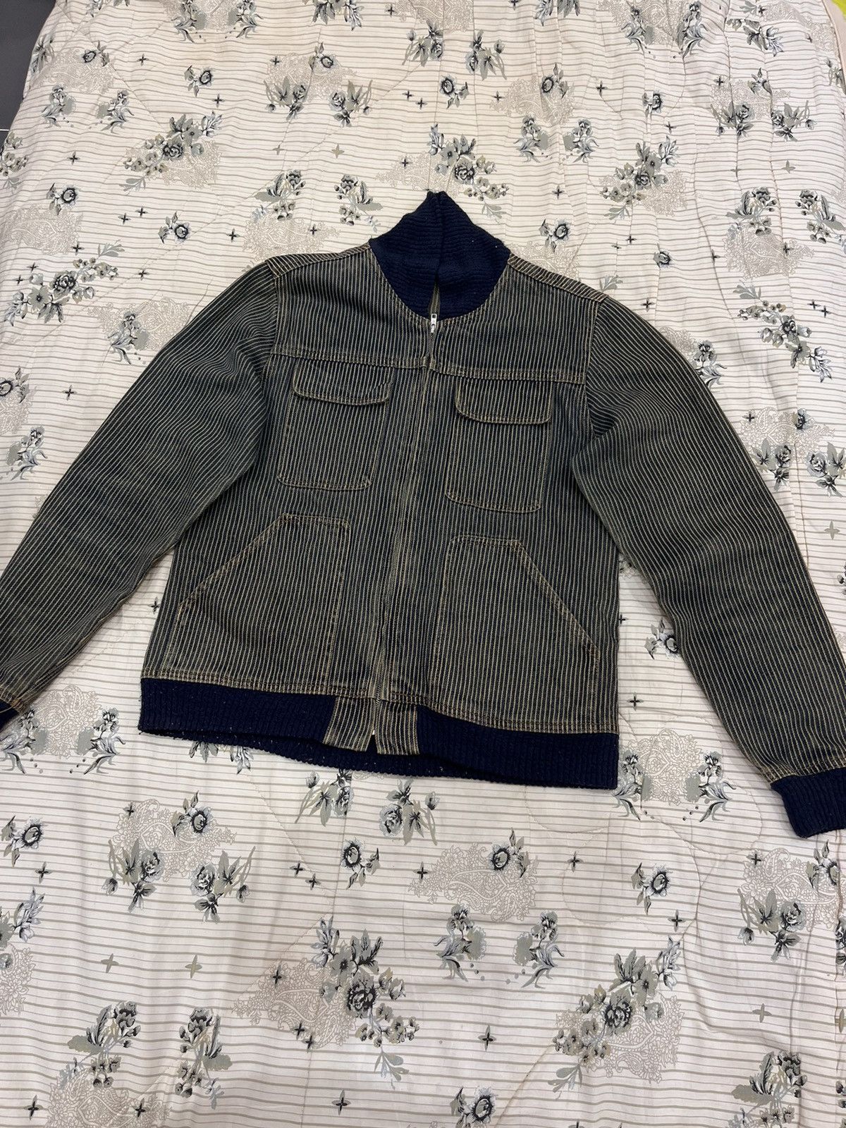 Japanese Brand (AA). HIKORY BLUE STRIPE MULTIPOCKET JACKET Size US S / EU 44-46 / 1 - 1 Thumbnail