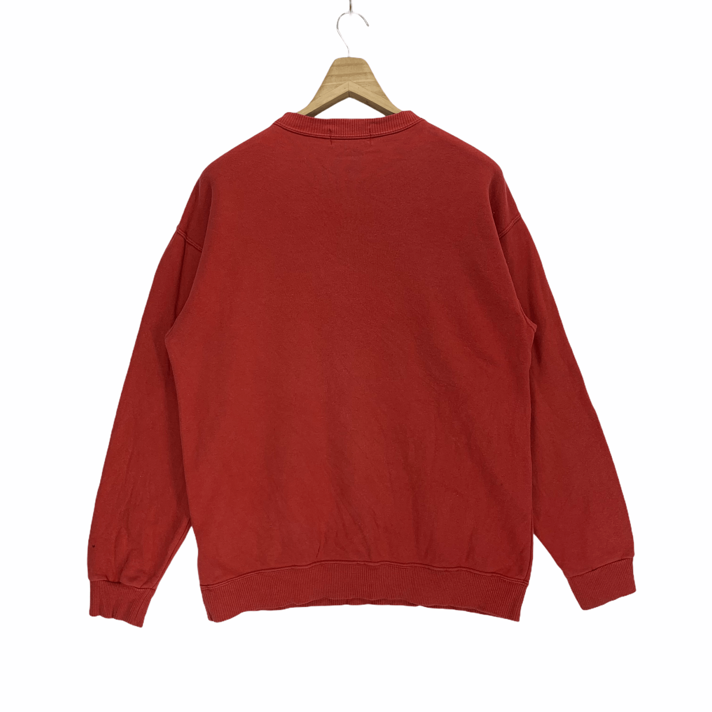Japanese Brand Polo Club Big Logo Crew Neck Orange Sweatshirt #2932-44 Size US L / EU 52-54 / 3 - 5 Thumbnail