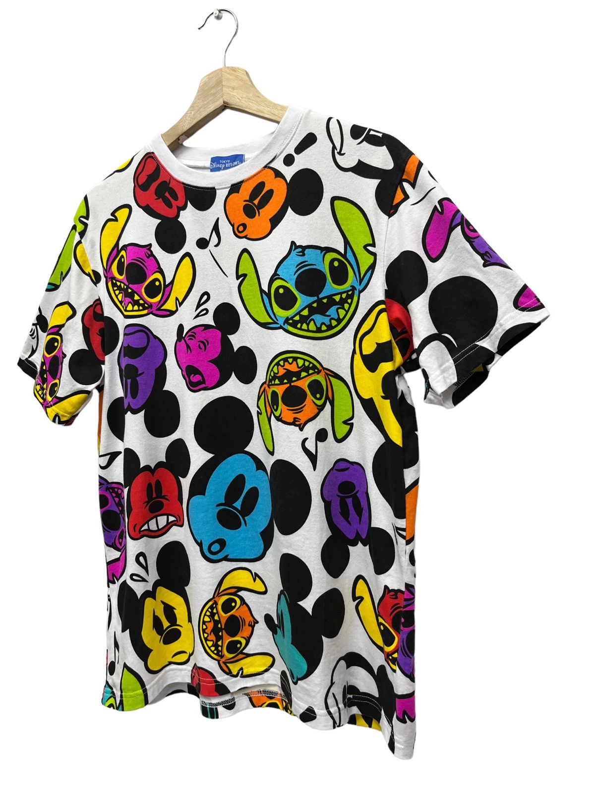 Disney DOPE🔥TOKYO DISNEY Full Print Mickey & Stitch Emojis Cotton Size M / US 6-8 / IT 42-44 - 1 Thumbnail