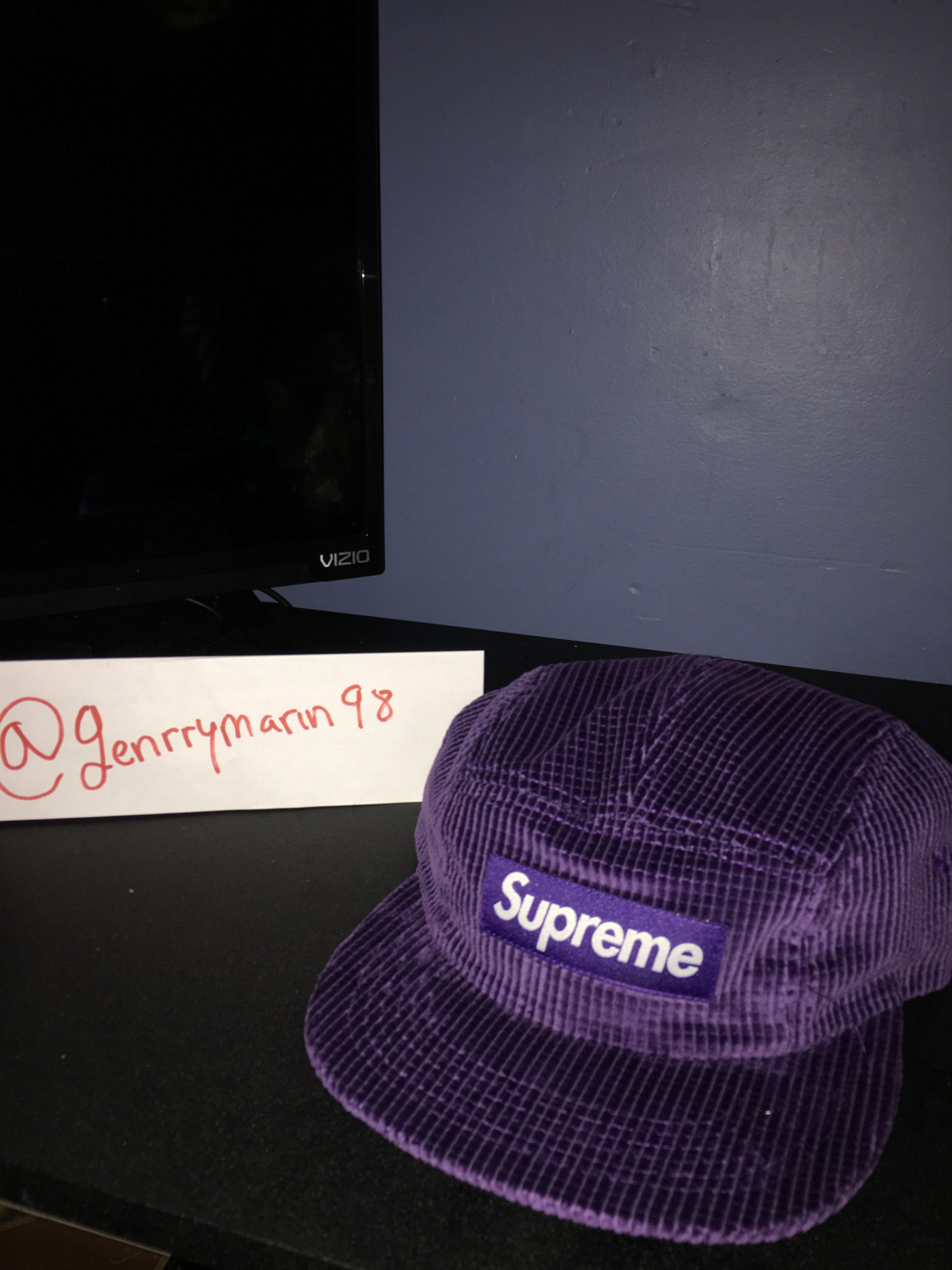 Supreme WAFFLE CORDUROY CAMP CAP | Grailed