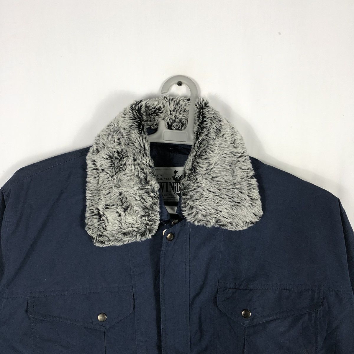 Japanese Brand Rare Mowint Sherpa Collar Baracutta Style Winter Jacket Size US L / EU 52-54 / 3 - 2 Thumbnail