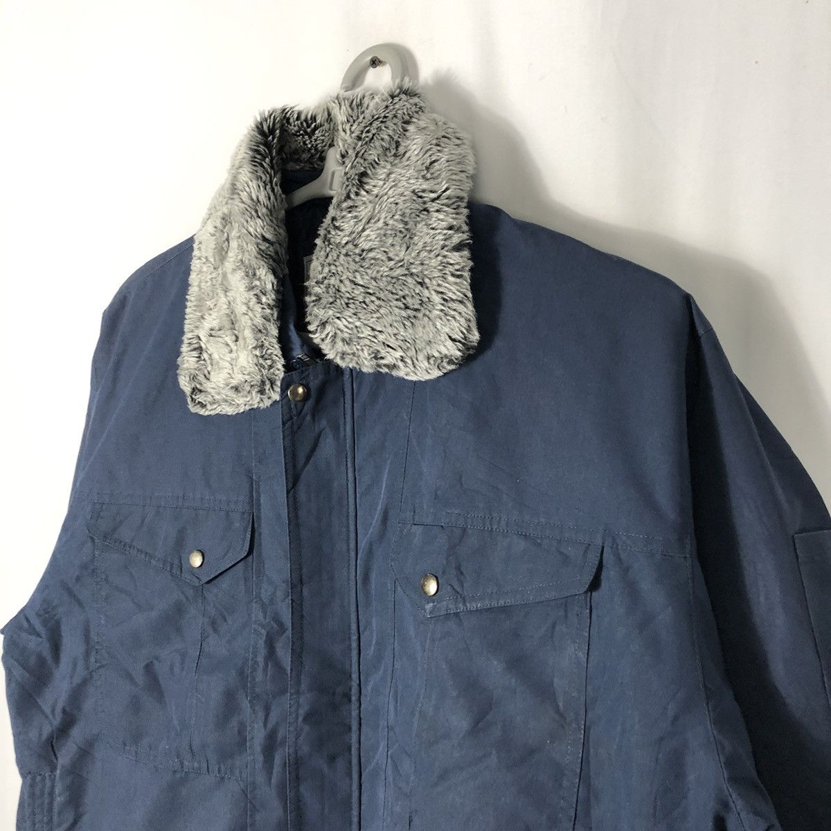 Japanese Brand Rare Mowint Sherpa Collar Baracutta Style Winter Jacket Size US L / EU 52-54 / 3 - 5 Thumbnail