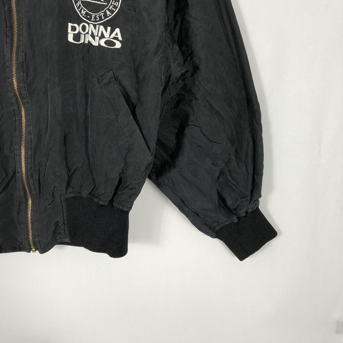 Vintage Donna Unno Si Chiama Big Embroidery Print Zipper Jacket Size US M / EU 48-50 / 2 - 7 Thumbnail