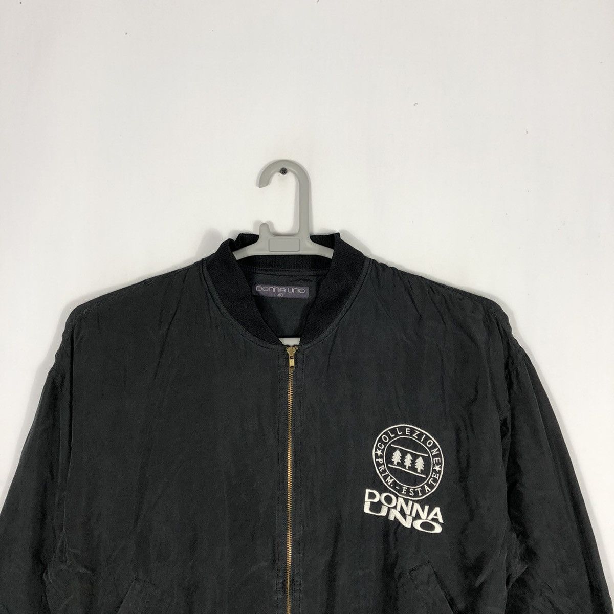 Vintage Donna Unno Si Chiama Big Embroidery Print Zipper Jacket Size US M / EU 48-50 / 2 - 4 Thumbnail