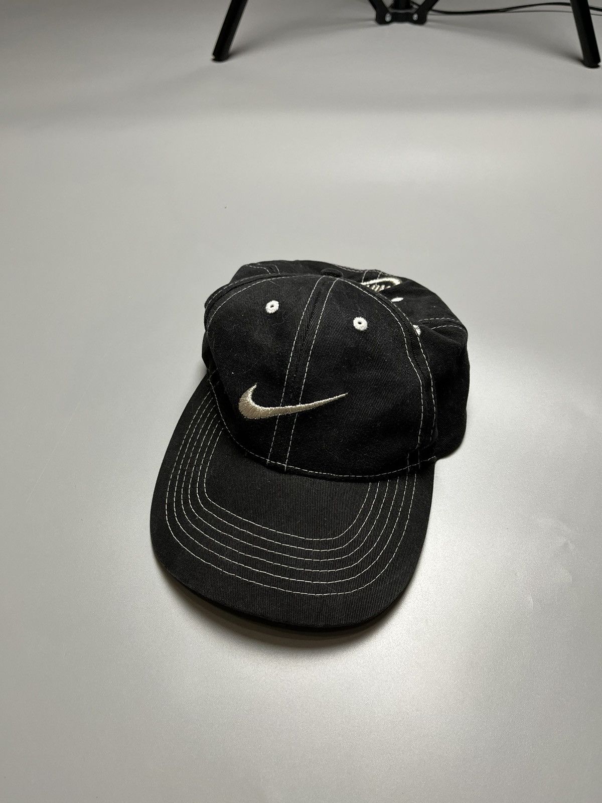 Nike Vintage Nike Cap Hat Small Logo Swoosh One Size Size ONE SIZE - 12 Thumbnail