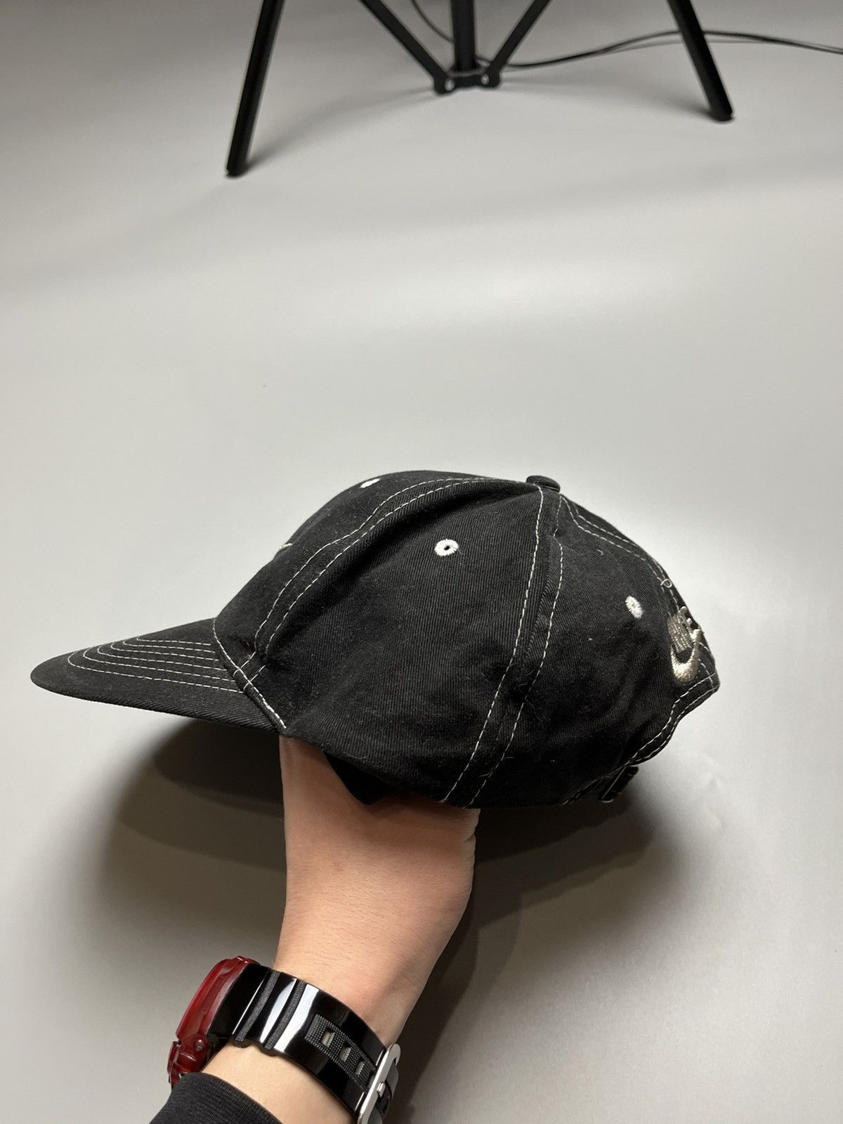 Nike Vintage Nike Cap Hat Small Logo Swoosh One Size Size ONE SIZE - 5 Thumbnail