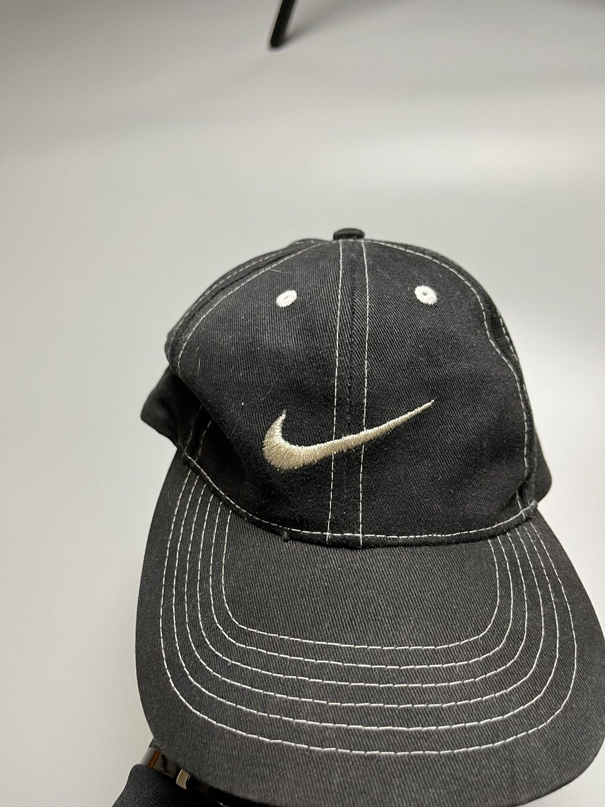 Nike Vintage Nike Cap Hat Small Logo Swoosh One Size Size ONE SIZE - 3 Thumbnail