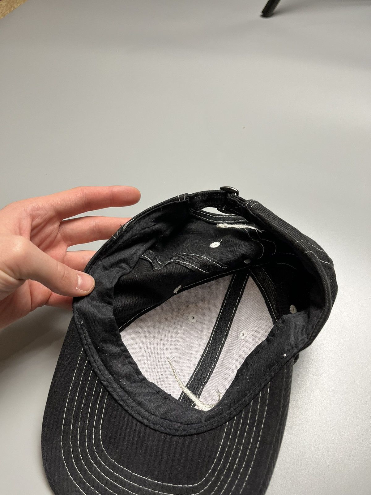 Nike Vintage Nike Cap Hat Small Logo Swoosh One Size Size ONE SIZE - 8 Thumbnail