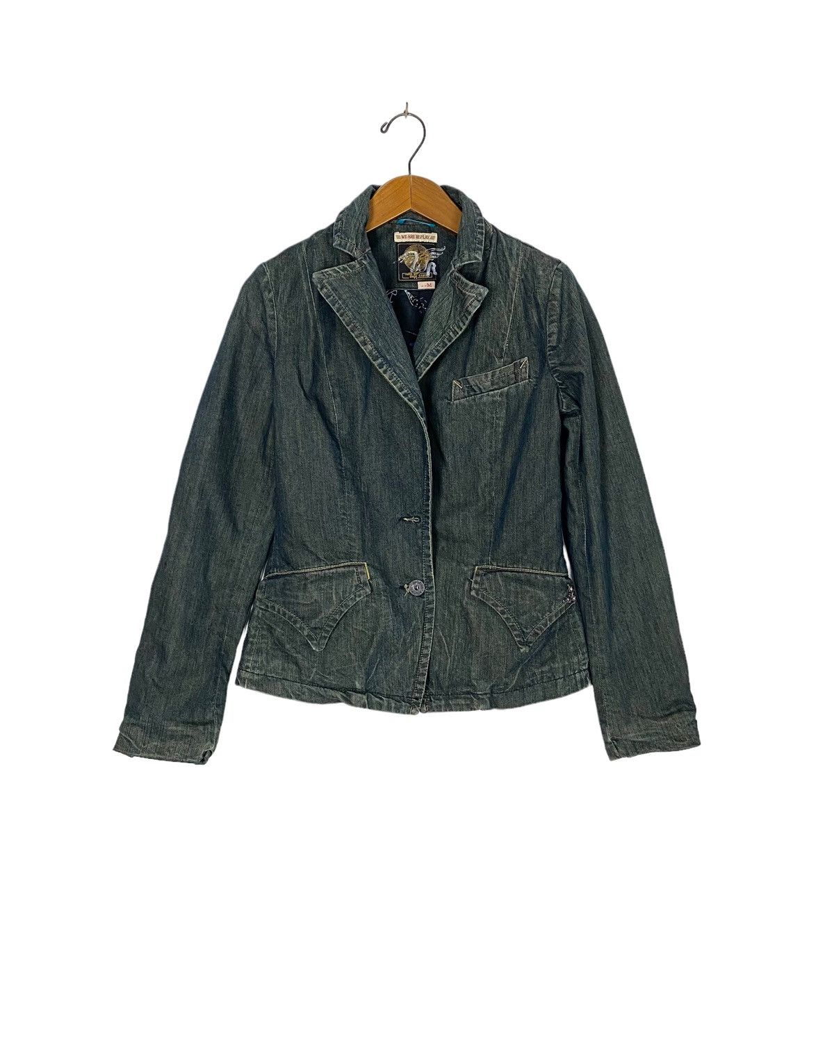 Replay Rare‼️ Replay Denim Jacket Made in Italy Size M / US 6-8 / IT 42-44 - 1 Thumbnail