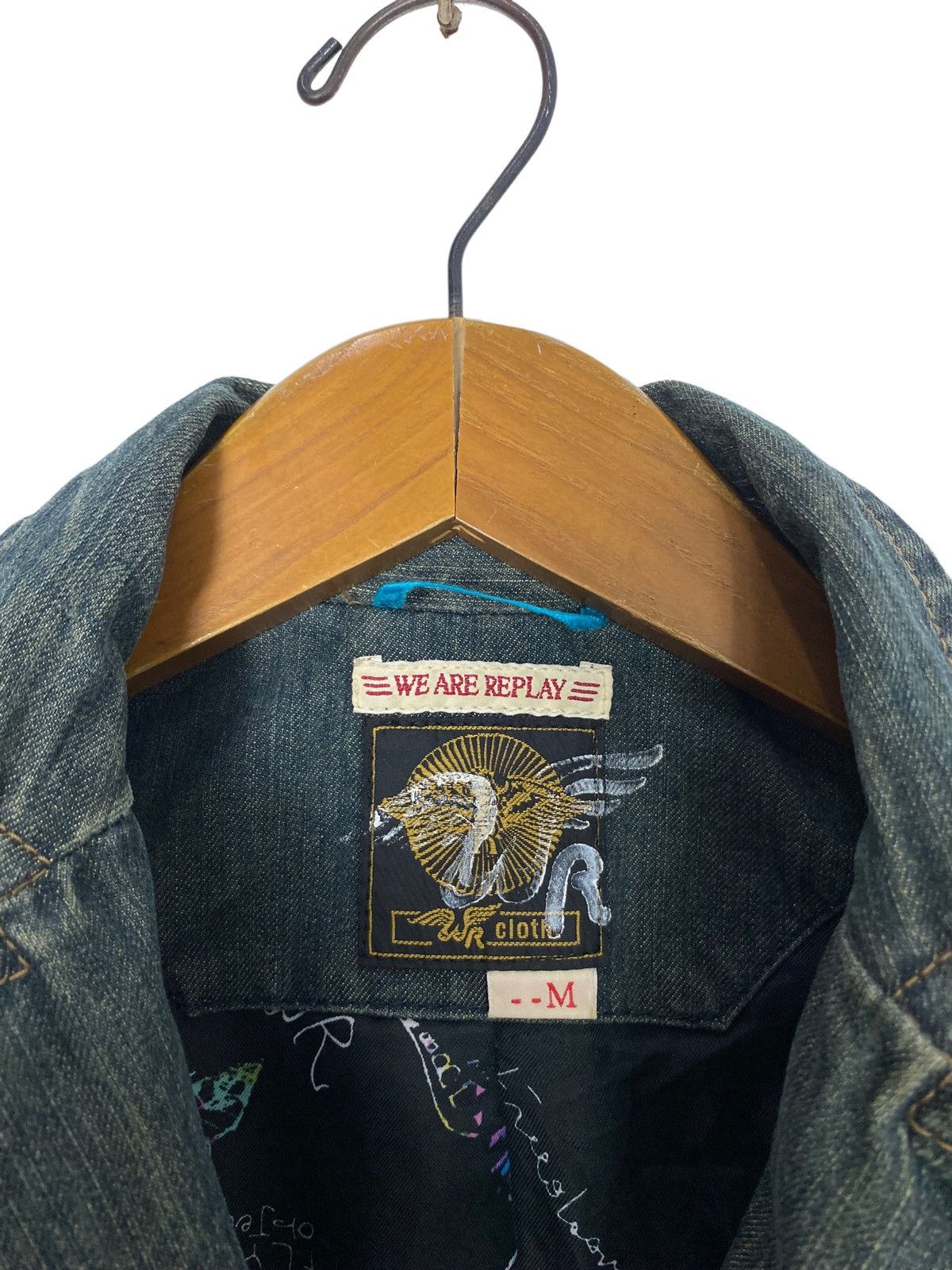 Replay Rare‼️ Replay Denim Jacket Made in Italy Size M / US 6-8 / IT 42-44 - 4 Thumbnail