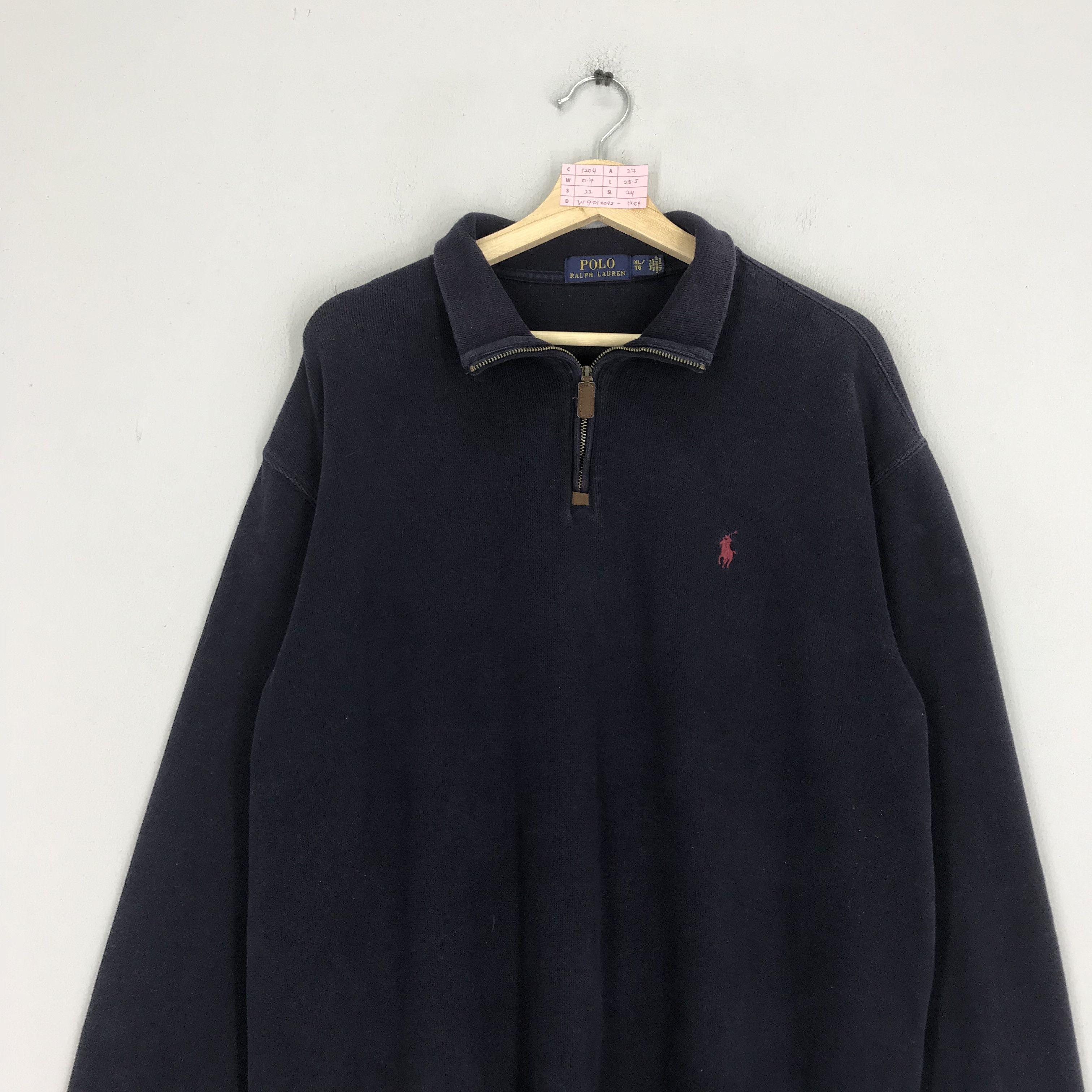 Polo Ralph Lauren × Sports Specialties × Vintage Polo by Ralph Lauren Polo Small Pony Half Zipper Sweatshirts Size US XL / EU 56 / 4 - 3 Thumbnail